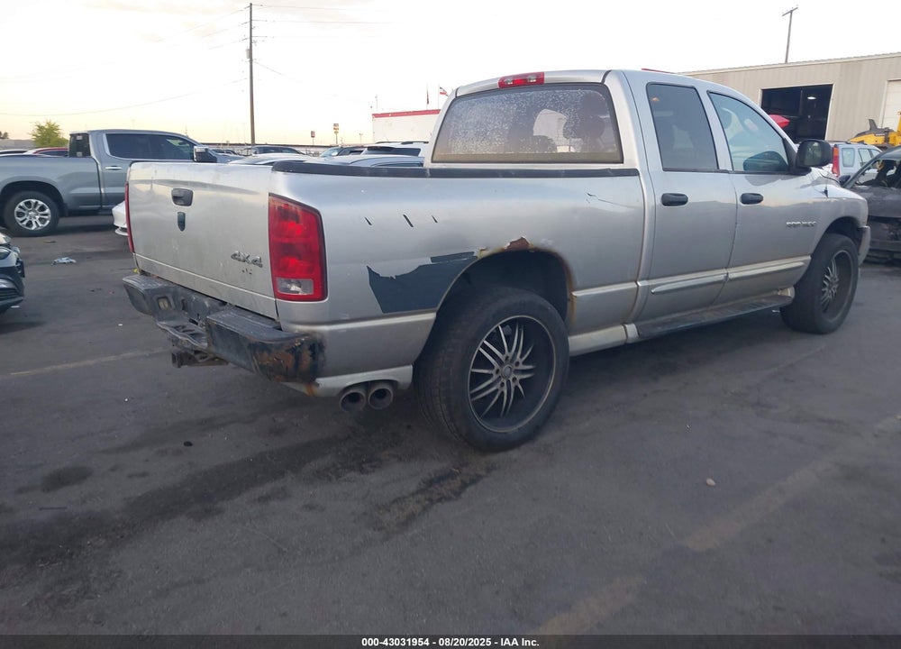 2005 DODGE RAM 1500 SLT/LARAMIE VIN: 1D7HU18D05J639829