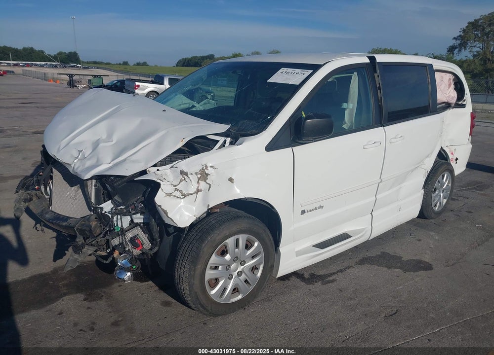 2016 DODGE GRAND CARAVAN SE VIN: 2C7WDGBG8GR364364