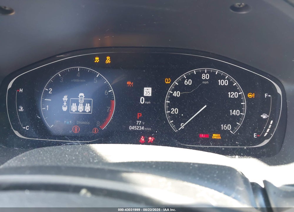 2022 HONDA ACCORD VIN: 1HGCV1F39NA048234