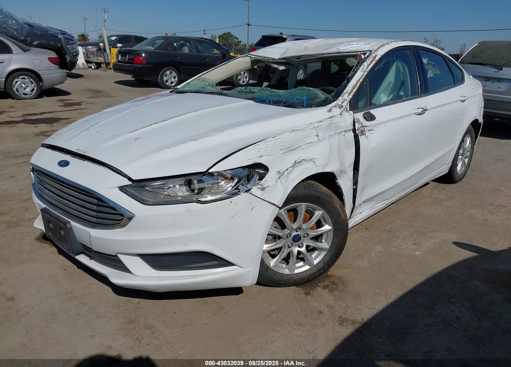 2017 FORD FUSION S VIN: 3FA6P0G79HR284819