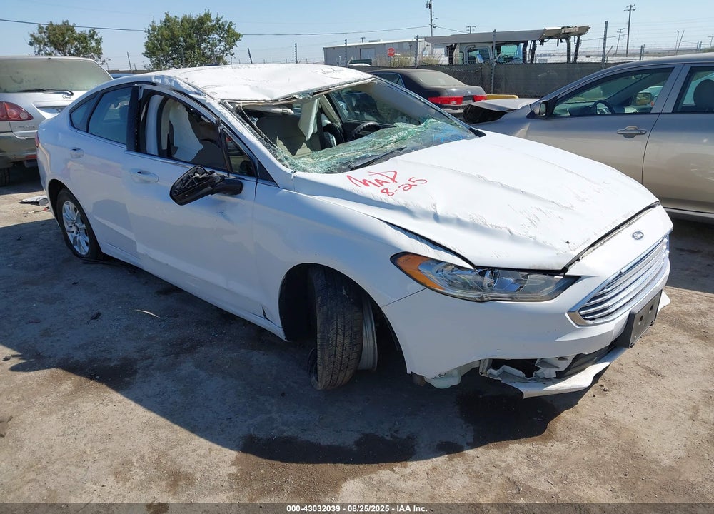 2017 FORD FUSION S VIN: 3FA6P0G79HR284819