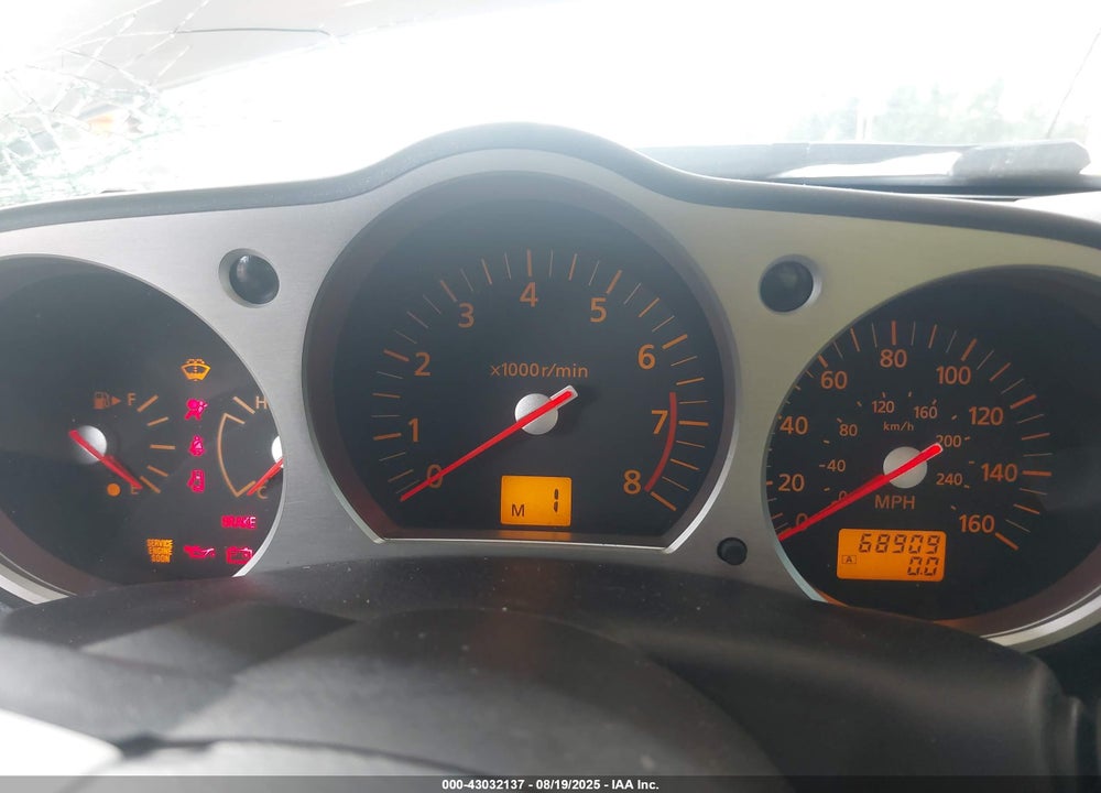 2003 NISSAN 350Z TOURING VIN: JN1AZ34E93T021520