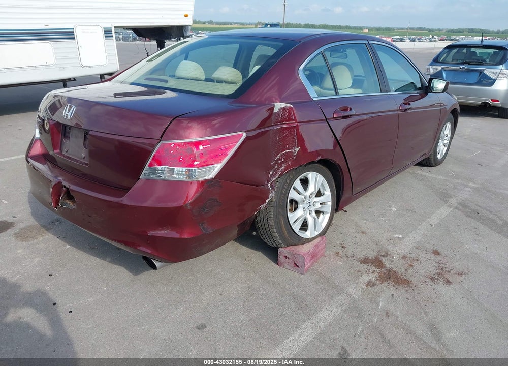 2009 HONDA ACCORD 2.4 LX-P VIN: 1HGCP26469A170029