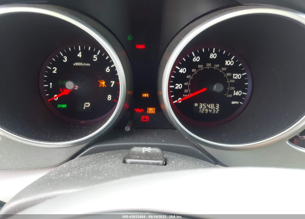 2007 SUBARU B9 TRIBECA VIN: 4S4WX85D174402849