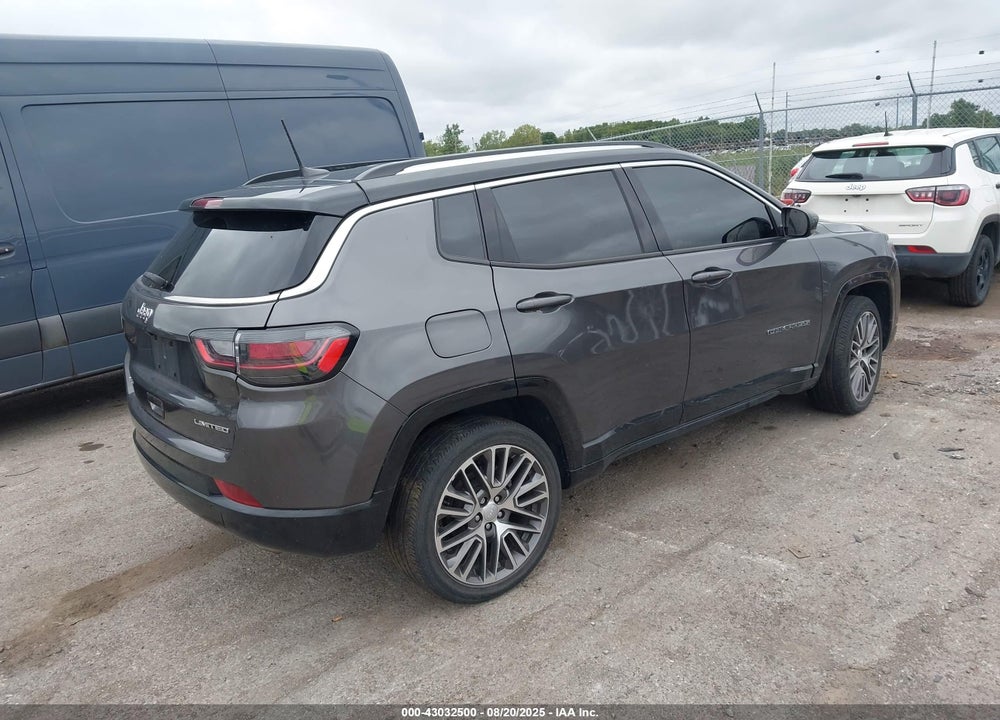 2022 JEEP COMPASS LIMITED 4X4 VIN: 3C4NJDCB7NT181485