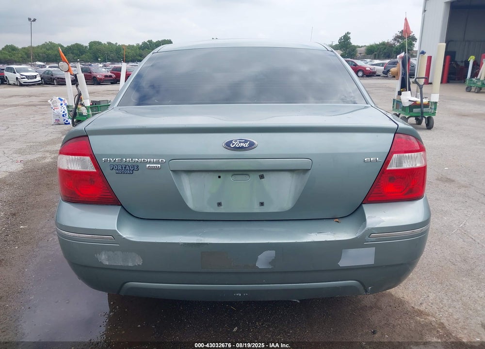 2006 FORD FIVE HUNDRED SEL VIN: 1FAHP27166G130749