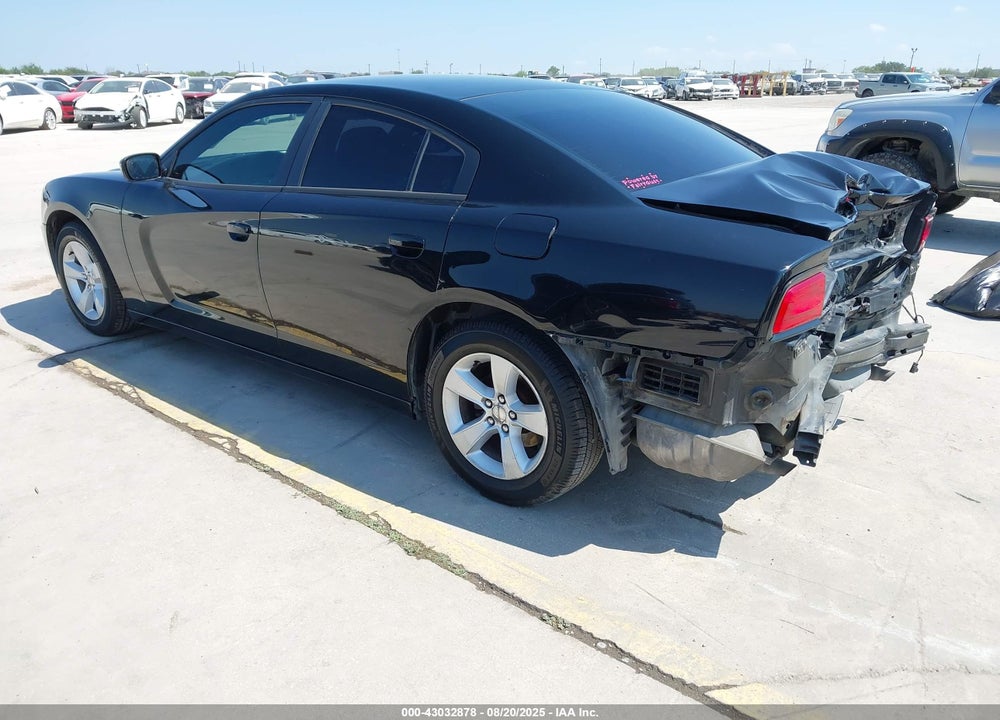 2012 DODGE CHARGER VIN: 2C3CDXBG9CH125796