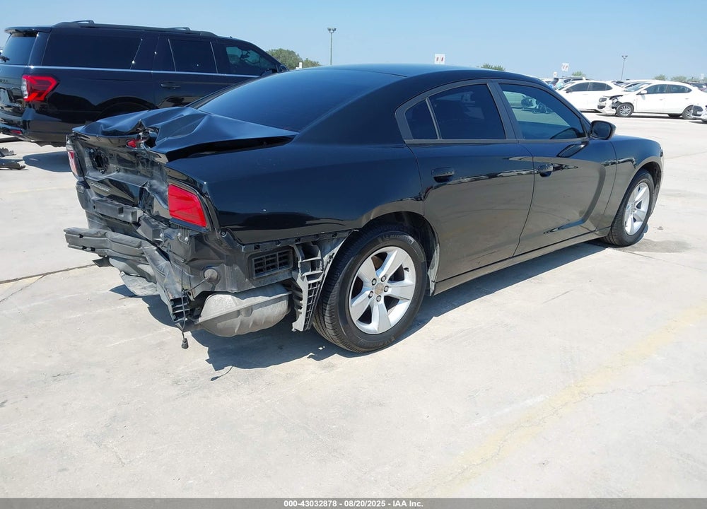 2012 DODGE CHARGER VIN: 2C3CDXBG9CH125796