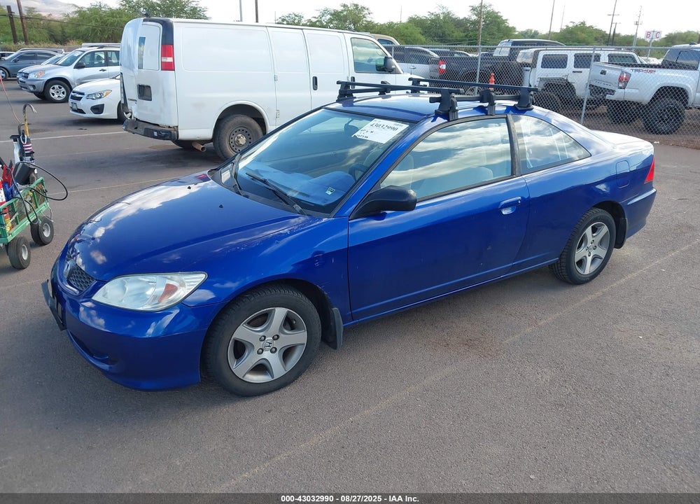 2004 HONDA CIVIC LX VIN: 1HGEM22534L000899