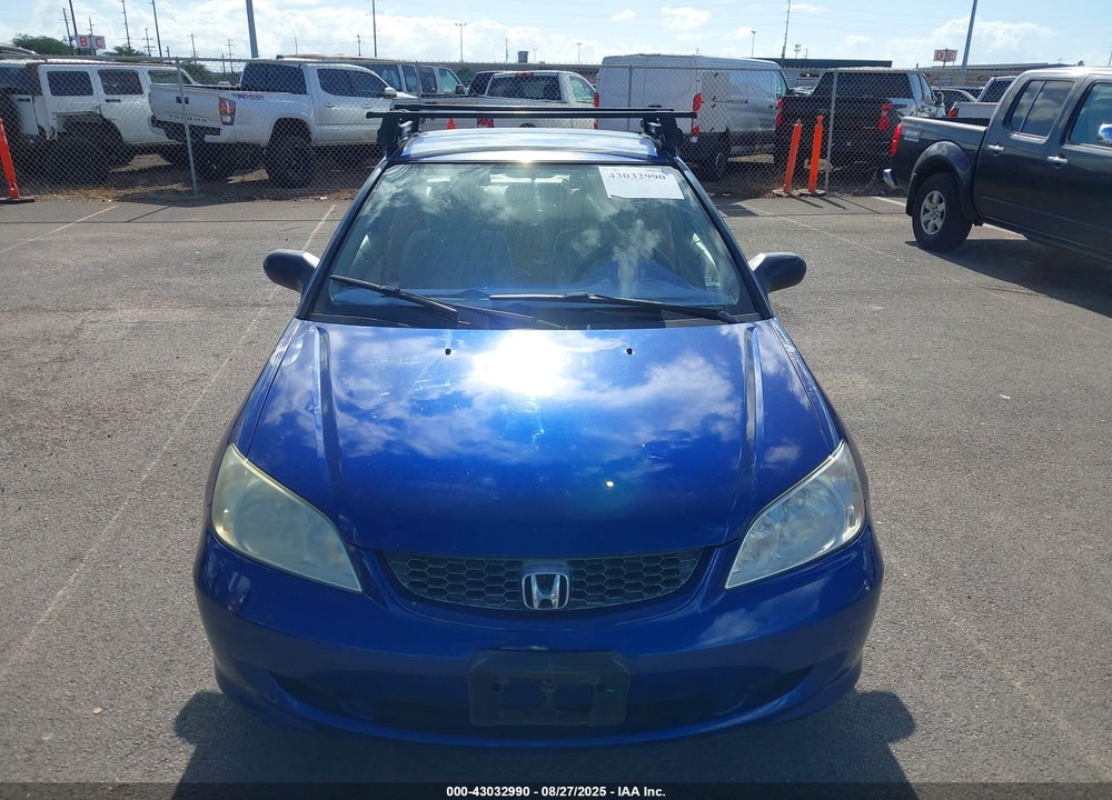 2004 HONDA CIVIC LX VIN: 1HGEM22534L000899
