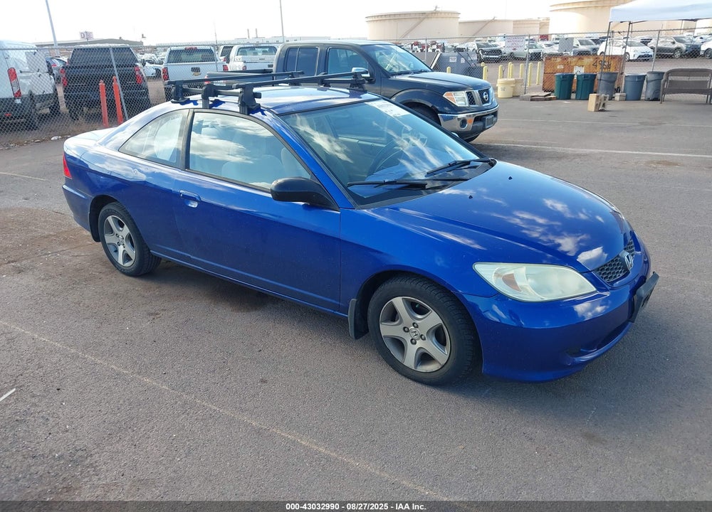 2004 HONDA CIVIC LX VIN: 1HGEM22534L000899