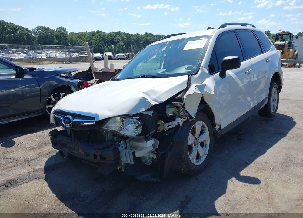 2016 SUBARU FORESTER VIN: JF2SJABC6GH472784