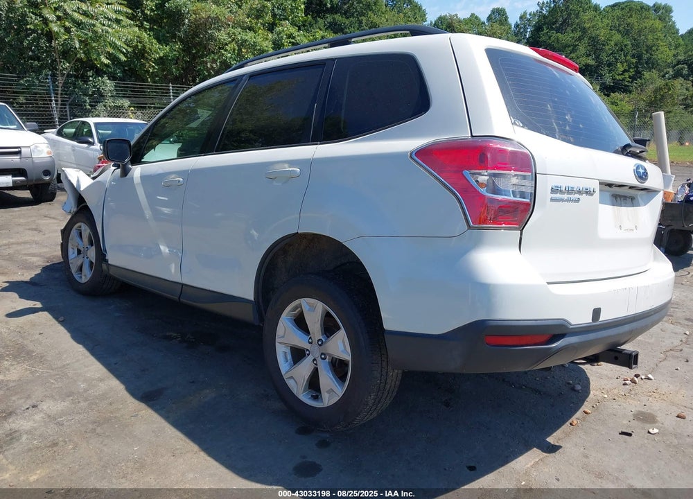 2016 SUBARU FORESTER VIN: JF2SJABC6GH472784