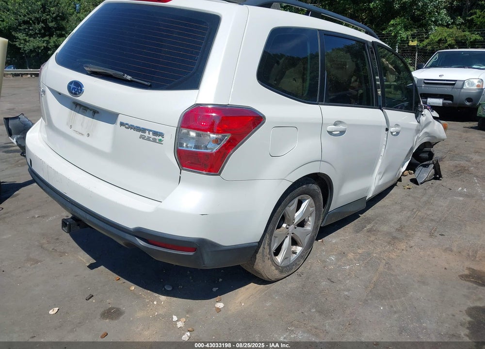 2016 SUBARU FORESTER VIN: JF2SJABC6GH472784