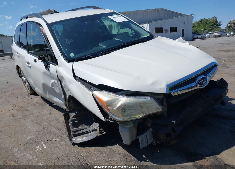 2016 SUBARU FORESTER VIN: JF2SJABC6GH472784