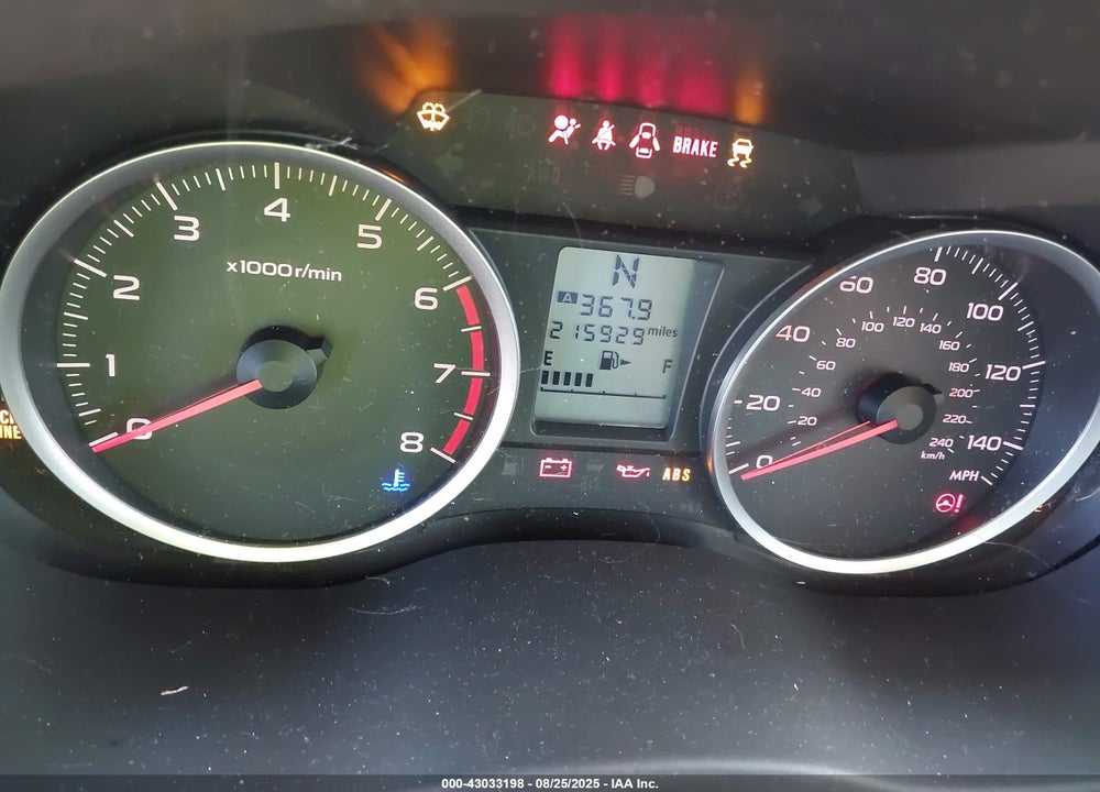 2016 SUBARU FORESTER VIN: JF2SJABC6GH472784