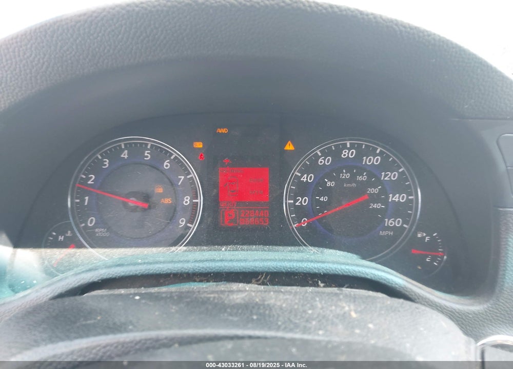 2007 INFINITI G35X VIN: JNKBV61F27M803264