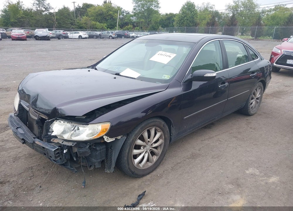 2007 HYUNDAI AZERA VIN: KMHFC46F97A159636