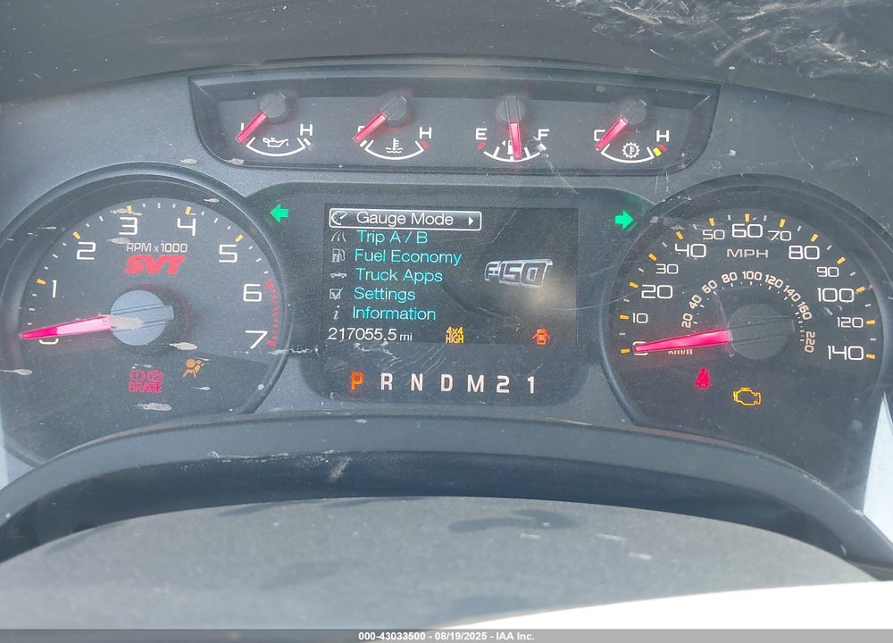 2013 FORD F-150 SVT RAPTOR VIN: 1FTFW1R67DFC13228