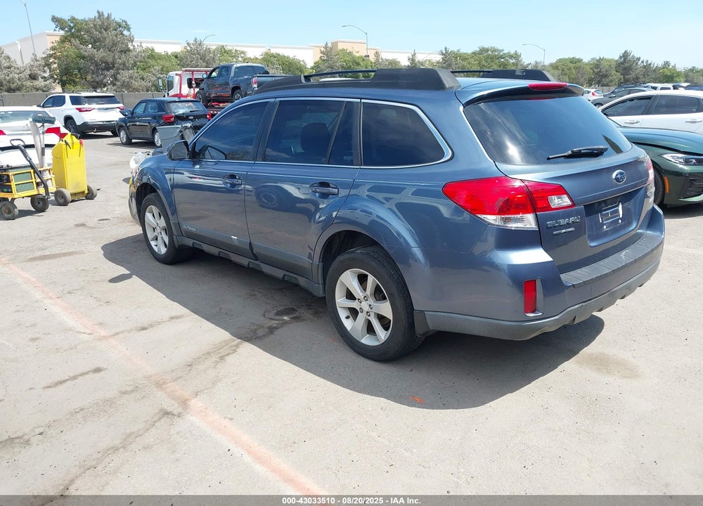 2013 SUBARU OUTBACK 2.5I PREMIUM VIN: 4S4BRBBC8D3320622