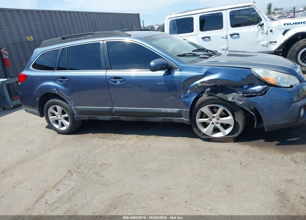 2013 SUBARU OUTBACK 2.5I PREMIUM VIN: 4S4BRBBC8D3320622