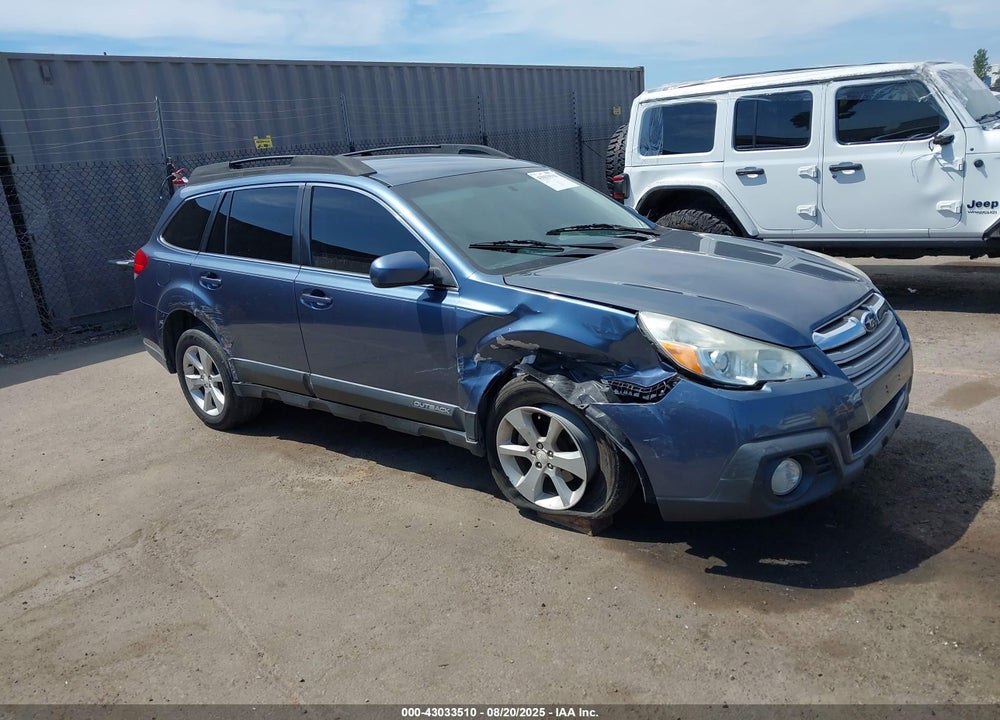 2013 SUBARU OUTBACK 2.5I PREMIUM VIN: 4S4BRBBC8D3320622