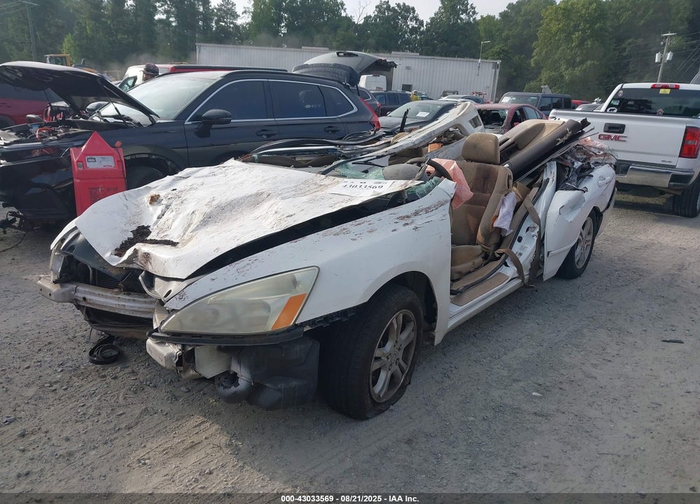 2007 HONDA ACCORD VIN: 1HGCM567X7A127041