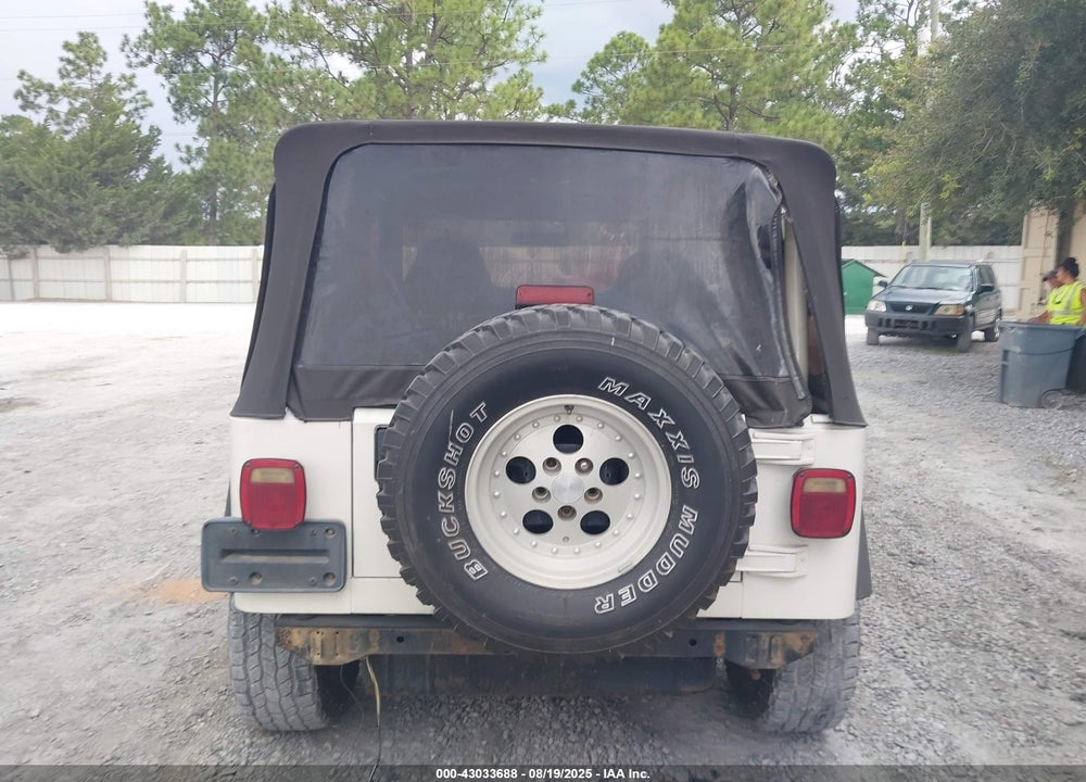 1999 JEEP WRANGLER SPORT VIN: 1J4FY19S6XP415901