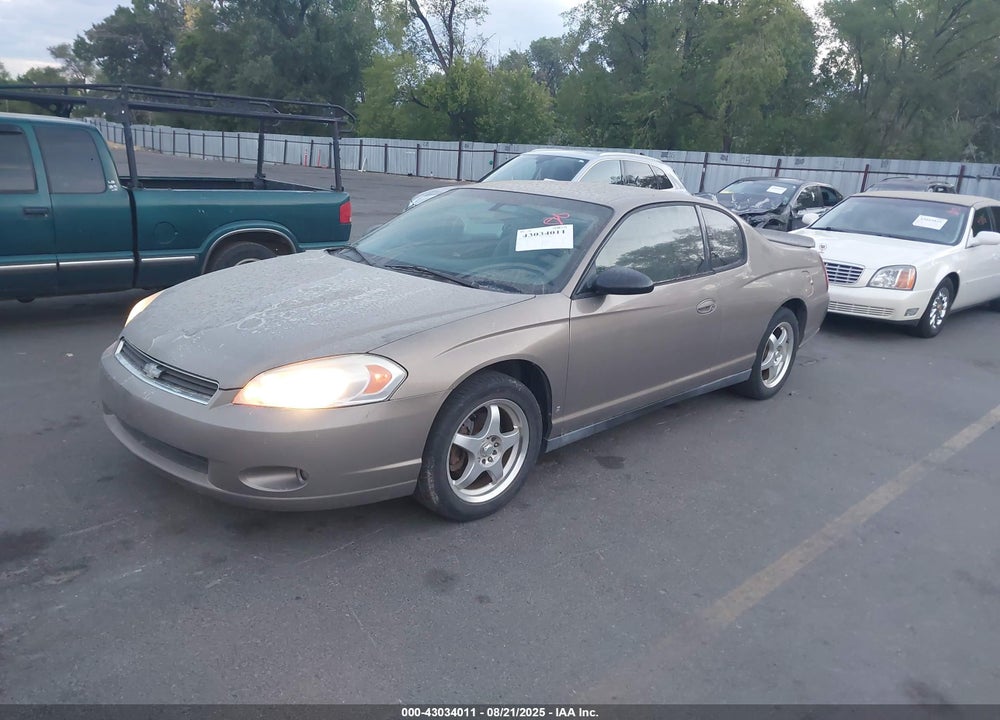 2006 CHEVROLET MONTE CARLO VIN: 2G1WK151069395395