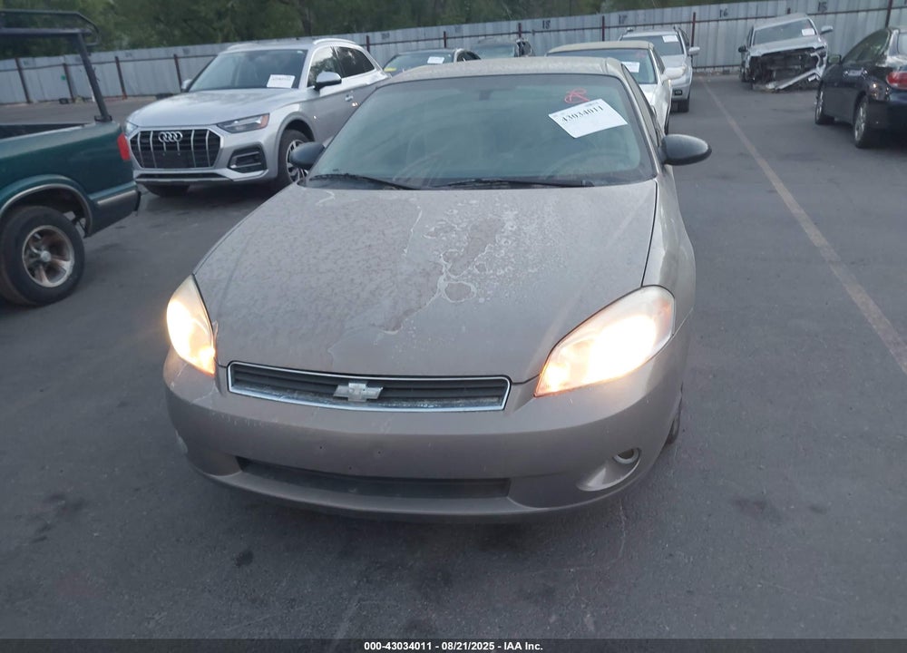 2006 CHEVROLET MONTE CARLO VIN: 2G1WK151069395395