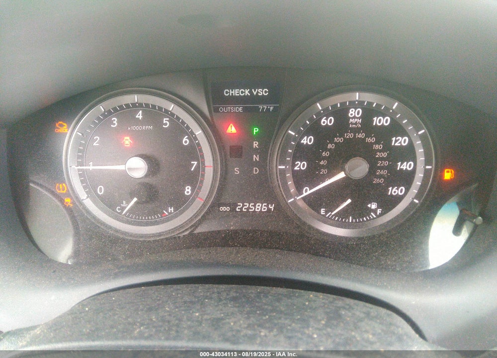 2007 LEXUS ES 350 VIN: JTHBJ46G572016449