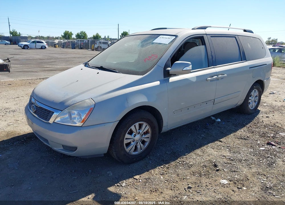 2012 KIA SEDONA LX VIN: KNDMG4C73C6466388