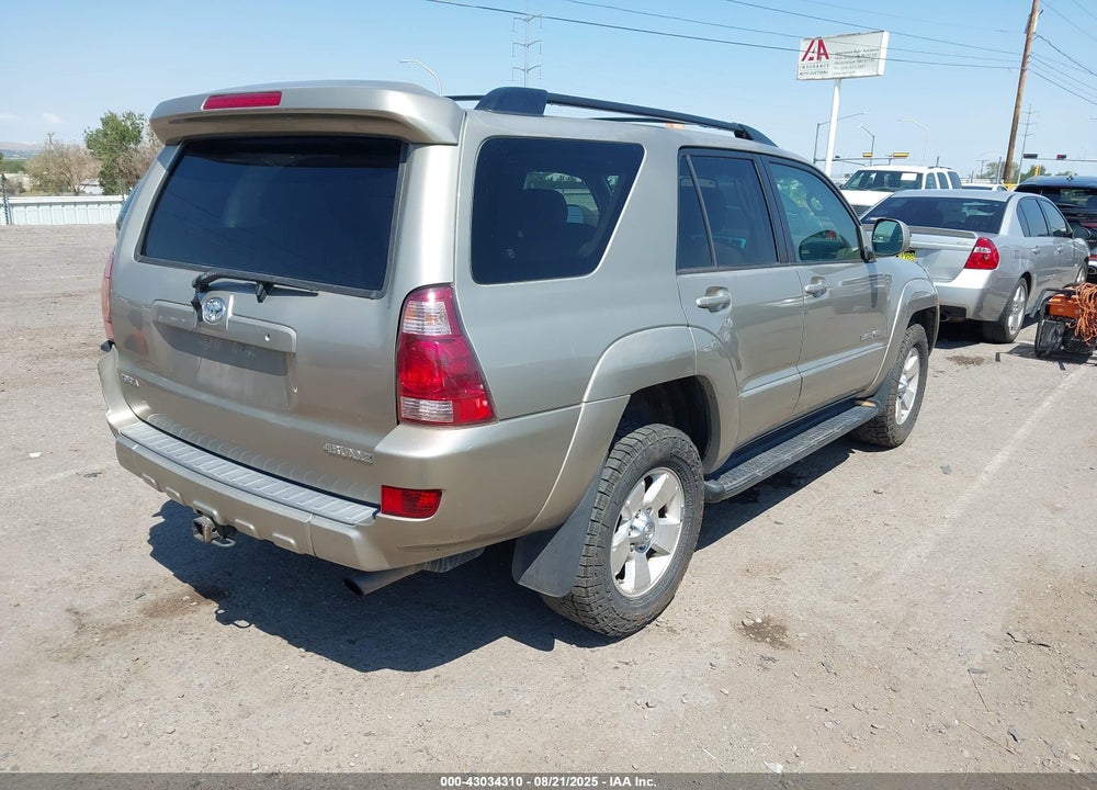 2005 TOYOTA 4RUNNER LIMITED V6 VIN: JTEBU17R250056662