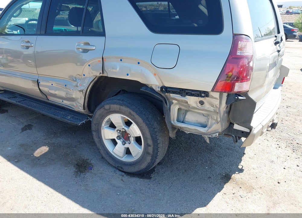 2005 TOYOTA 4RUNNER LIMITED V6 VIN: JTEBU17R250056662