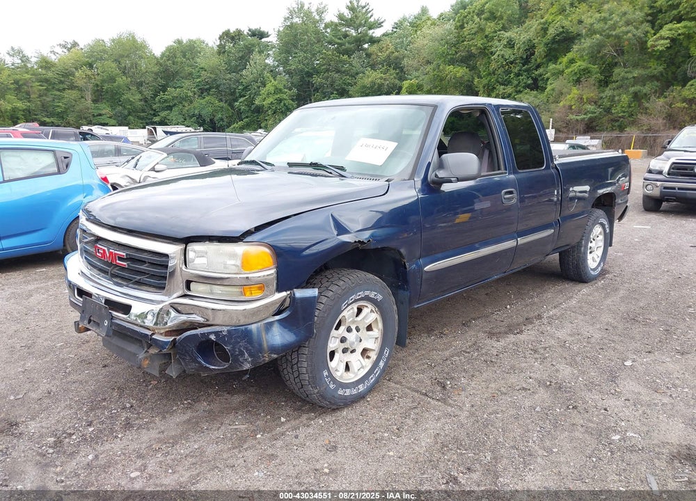 2005 GMC SIERRA 1500 SLE VIN: 2GTEK19B351353063