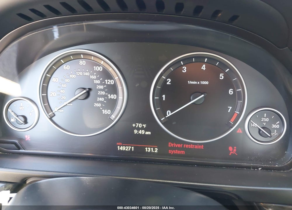 2013 BMW 528I VIN: WBAXG5C51DDY37527