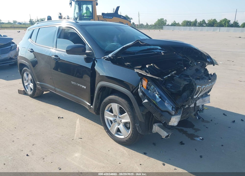 2022 JEEP COMPASS LATITUDE FWD VIN: 3C4NJCBB4NT156491