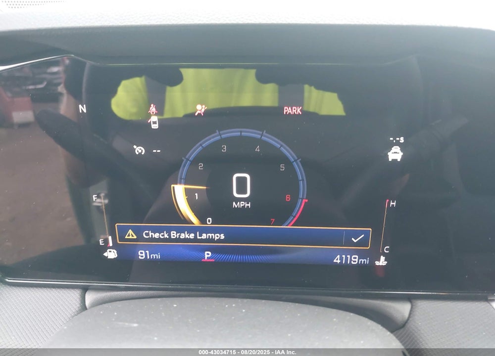 2025 CHEVROLET TRAILBLAZER VIN: KL79MPSL4SB170216