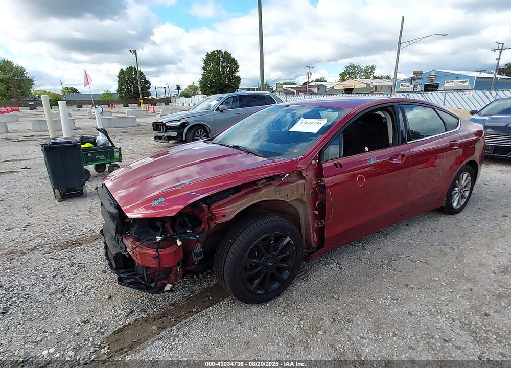 2017 FORD FUSION VIN: 3FA6P0HD0HR205249