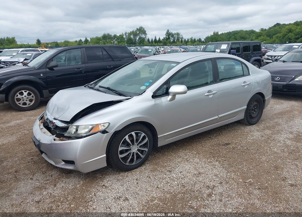 2010 HONDA CIVIC LX VIN: 19XFA1F50AE054018