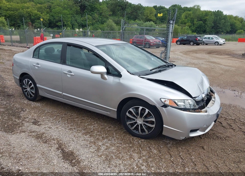 2010 HONDA CIVIC LX VIN: 19XFA1F50AE054018