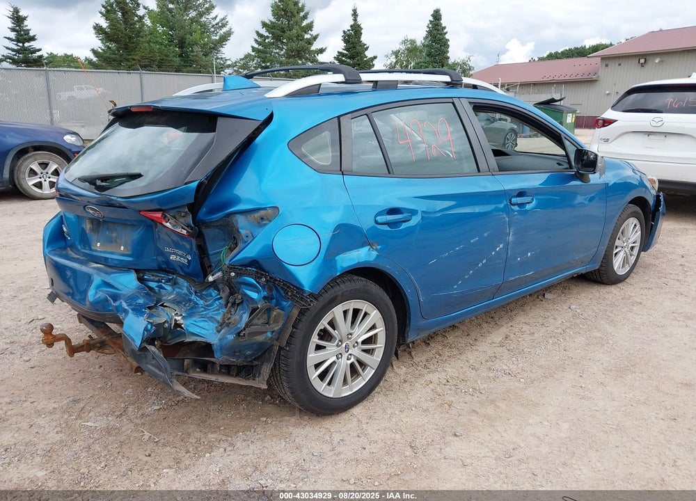 2017 SUBARU IMPREZA VIN: 4S3GTAD63H3742445