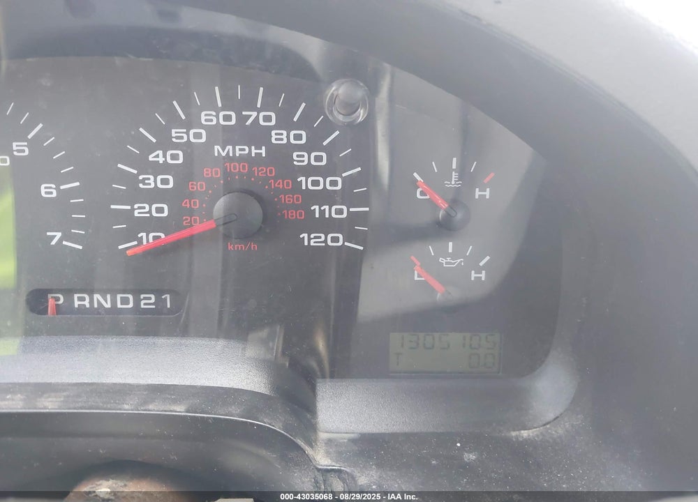 2008 FORD F-150 VIN: 1FTRF12538KC95275