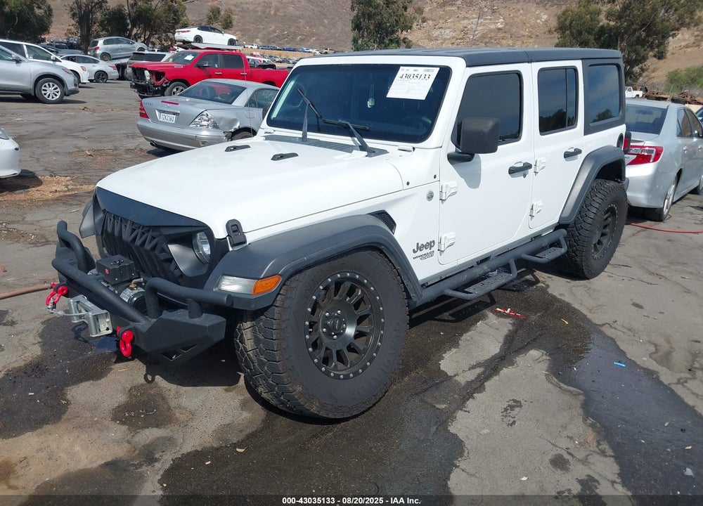2019 JEEP WRANGLER UNLIMITED VIN: 1C4HJXDN7KW649728