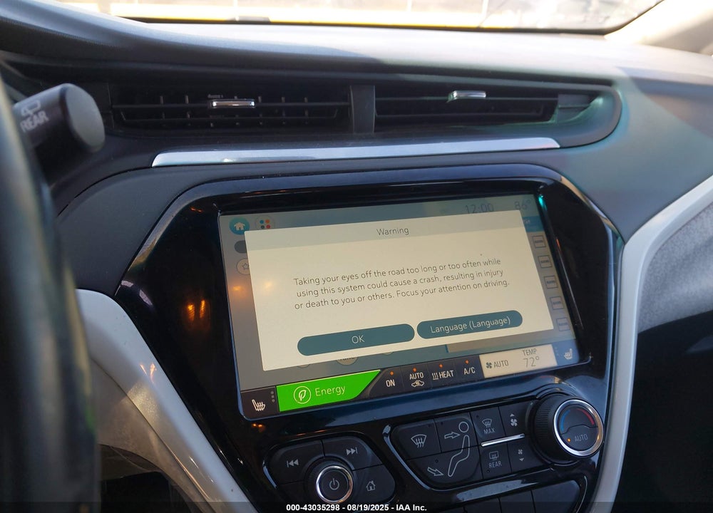 2020 CHEVROLET BOLT EV VIN: 1G1FY6S06L4132561