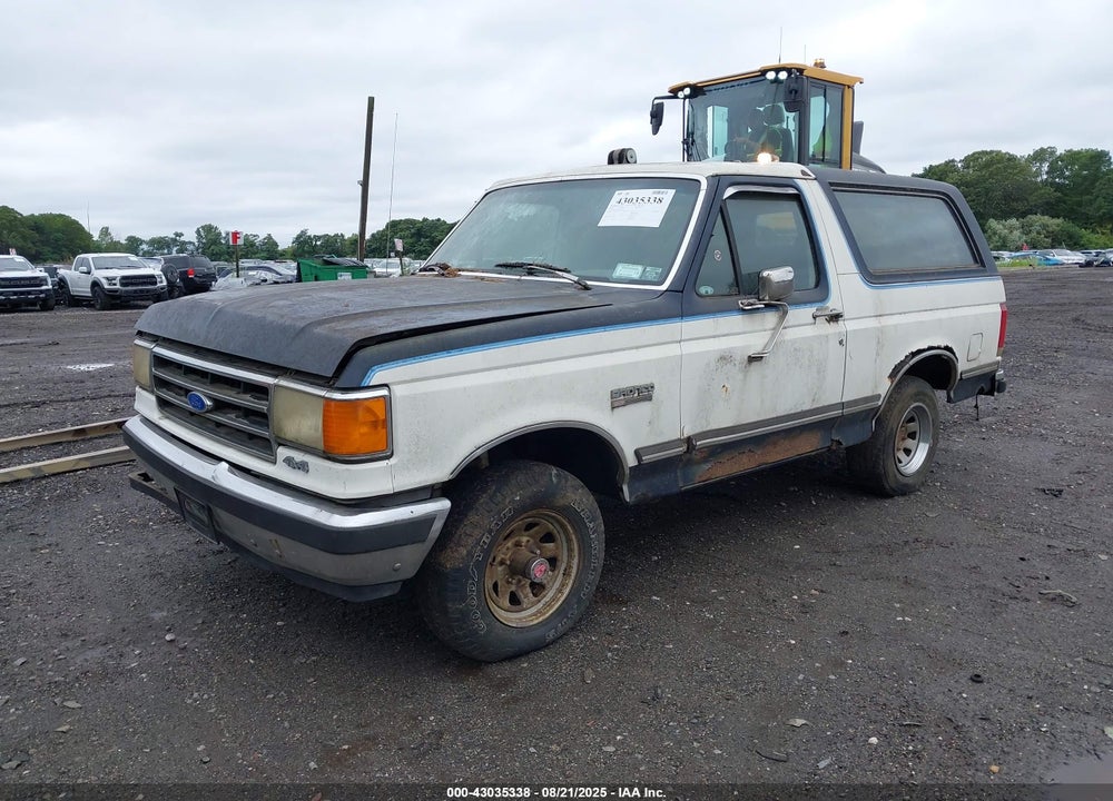 1989 FORD BRONCO U100 VIN: 1FMEU15N6KLA87713