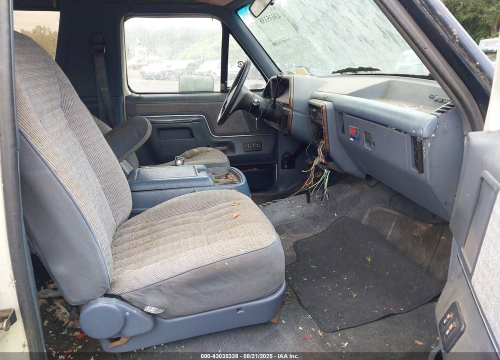 1989 FORD BRONCO U100 VIN: 1FMEU15N6KLA87713