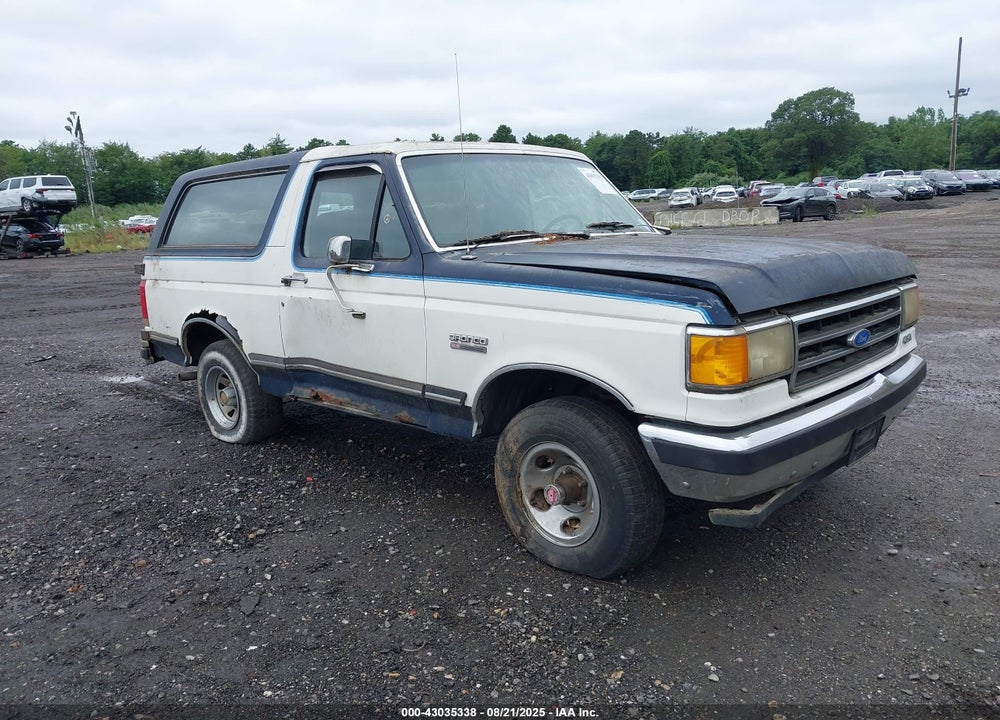 1989 FORD BRONCO U100 VIN: 1FMEU15N6KLA87713