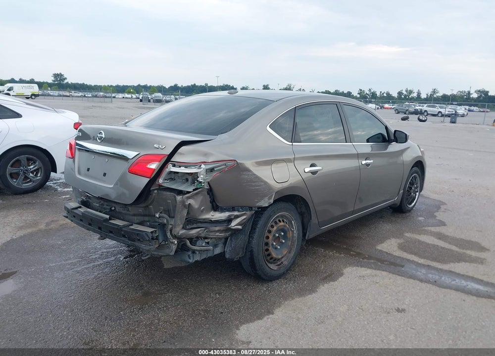2016 NISSAN SENTRA VIN: 3N1AB7AP4GY227620