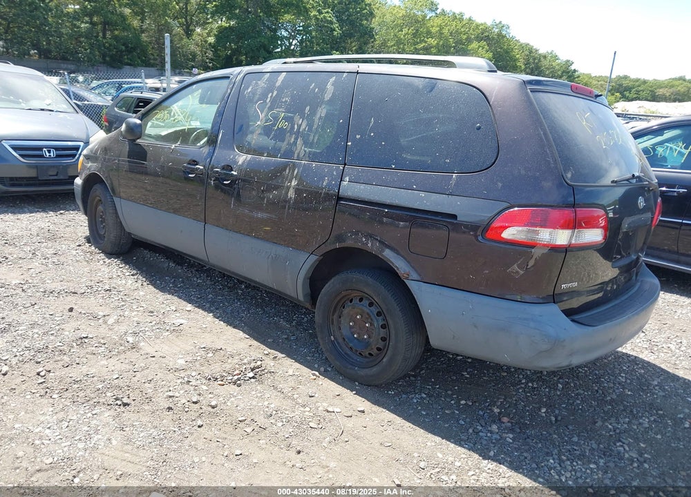 2003 TOYOTA SIENNA LE VIN: 4T3ZF13C03U527277